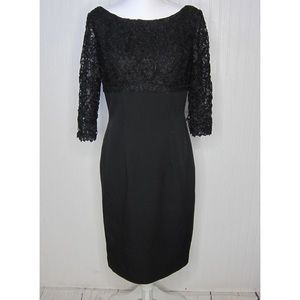 JJ’s House Black Bodice Laced Dress Size 10